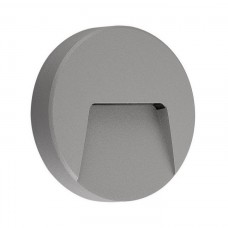 Φωτιστικό Επίτοιχο LED 3W 230V 4000K Λευκό Φως Ημέρας Polycarbonate Γκρί IP65 5920